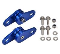 For Yamaha For Banshee 350 YFZ350LE Limited Edition 2004 Accessories Adjustable Exhaust Mounts Hangers Aluminum ATV Muffler Bracket Muffler Section Mid Link Pipe(Blue)