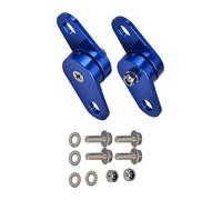 For Yamaha For Banshee 350 YFZ350LE Limited Edition 2004 Aluminum ATV Muffler Bracket Accessories Adjustable Exhaust Mounts Hangers Muffler Section Mid Link Pipe(Blue)