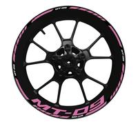 For Yamaha For MT-09 2022 Wheel Hub Decal Inner Outer Rim Reflective Waterproof Sticker Reflective Hub Sticker(Style29)