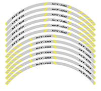 for Yamaha for MT-09 Motorcycle Reflective Wheel Rim Stripe Decal Sticker Front Rear Decal Protection Decals(Style 3)