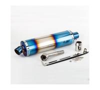 For Yamaha For NMAX 155 For NMAX155 For Nmax 51mm Motorcycle Exhaust Escape Muffler Pipe DB Killer Motorcycle Exhaust Muffler Pipe(C2 54cm)