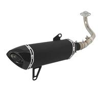 For Yamaha For Tricity 300 2020-2024 Full Systems Front Link Escape Muffler DB Killer Slip On Pipe Motorcycle Exhaust Motorcycle Exhaust Muffler Pipe(B)