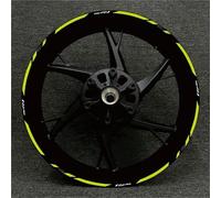 for Yamaha for YZFR1 Motorcycle Decal Set Decorative Wheel Hub Reflective Waterproof Sticker Protection Decals(Style 25)