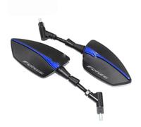 For YAMAHA FORCE155 Force 155 Motorcycle Rearview Mirror,SideMirror,and MotorcycleUniversalAccessories(Blu)
