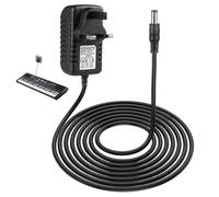 for Yamaha Keyboard Power Adapter,12V 2A Power Supply Charger with Led Light Replacement for Yamaha PSR-F52 PSR-E373 PSR-E473 NP-15 NP-35 EZ-300 EZ-200 PA130A PSR YPG YPT DGX DD EZ P Series 2m Cable