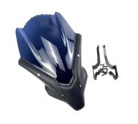 For YAMAHA Motorcycle Windshield Motorcycle Screen Extender | For MT07 MT-07 FZ07 2021 2022 Paragraph Length Windscreen Aluminum Kit Deflector Fairing Cover(Long smoked)