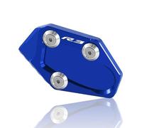 For YAMAHA MT-03 YZF-R3 2013-2024 Motorcycle Support Foot Extension Pad Base Kickstand Side Stand(Blue 2)