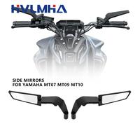 For YAMAHA MT 07 MT07 MT 09 MT09 SP MT 10 MT10 SP Motorcycle Mirrors Stealth Winglets Mirror Kits To Rotate Adjustable Mirrors 2PCS Style A