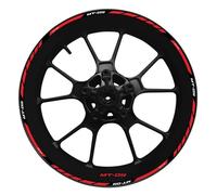For Yamaha MT-09 Wheel Hub Decal Decoration MT09 Set MT 09 Inner And Outer Rim Reflective Waterproof Sticker 2022