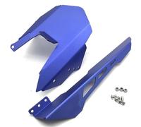 For YAMAHA MT07 FZ07 2013-2022 Motorcycle Rear Fender Mudguard With Chain Guard Protector Motorcycle Crash Protector Pad(Blue)