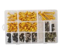 For YAMAHA MT07 FZ07 YZFR125 2015-2019 Bodywork Screws Motorcycle Accessories Fairing Body Bolts Kit Clip fairing fasteners clips(Gold)