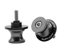 For YAMAHA MT07 MT-07 Motorcycle CNC Accessoires With Logo Swingarm Spools Sliders Swing Arm Stand Screws Cover 6MM Bars(6MM Titanium)