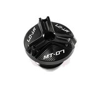 For YAMAHA MT07 MT-07 MT 07 FZ07 2015-2025 2024 2023 2022 Front Rear Brake Fluid Reservoir Cover Oil Filler Cap Tire Valve Cap(Oil filler cap-black)