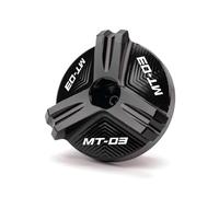 For Yamaha MT07 MT03 MT10 FZ07 FZ10 MT25 MT 03 07 10 25 Motorcycle Accessories Engine Oil Filler Cap Plug Cover Screw(Black-MT03)