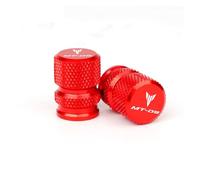 For Yamaha MT09 MT-09 FZ09 2015-2019 2020 Motorcycle Parts CNC Oil Filler Cap Front And Rear Brake Fluid Tank Cap Reservoir Caps(Valve caps-Red)