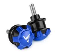 For Yamaha MT09 MT-09 MT10 MT03 TRACER 9 GT R7 R15 R3 CNC 6MM Swingarm Spools Stand Screws Slider Motorcycle Accessories-Blue