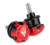 For Yamaha MT09 MT-09 MT10 MT03 TRACER 9 GT R7 R15 R3 CNC 6MM Swingarm Spools Stand Screws Slider Motorcycle Accessories-Red