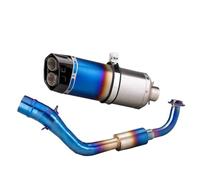 For Yamaha NVX155 Aerox155 NVX Aerox 155 Motorcycle Exhaust Full System Slip On Front Middle Link Pipe With Muffler