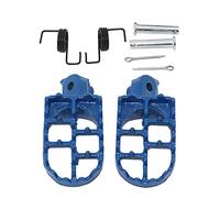 For Yamaha PW50 PW80 PW 50 80 TW200 TTR90 TTR90E Pit Dirt Bike Motorcycle Aluminium Footrest Foot Pegs Footpeg Footrest HQGQCEZEK(Blue)