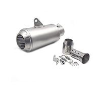 For Yamaha R3 R6 FZ6 For MT07 For MT09 Motorcycle Escape Muffler Modified Exhaust Pipe 51mm With DB Killer Exhaust Pipe(3)