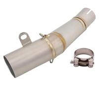 For Yamaha R6 YZF-R6 2006-2023 Motorcycle Connect 60mm Exhaust Titanium Alloy Escape Systems Modified Middle Link Pipe Exhaust Muffler Silencer(Titanium Alloy)