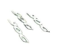 For Yamaha Scooter JOG 100CC 125CC 150CC Motorcycle ABS Chrome Gas Fuel Emblem Front Frame Badge Stickers Decal Symbol Mark(Sticker)