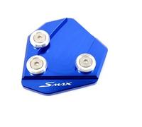 For YAMAHA SMAX155 2013-2021 Motorcycle CNC Kickstand Foot Side Stand Extension Pad(Blu)