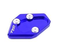 For YAMAHA TMAX530 2015-2016 Motorcycle CNC Kickstand Foot Side Stand Extension Support Plate Pad(Blu)