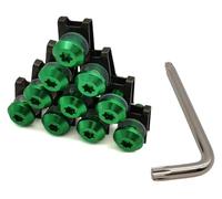 For YAMAHA WR250X WR250R WR450F TTR125 TTR 250 TTR600 TTR250 Motorcycle Fairing Screws Body Spring Nuts Bolts Bodywork Nuts Gasket Wrench(Green)