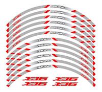 for Yamaha XJ6 Motorcycle Decal Outer Wheel Rim Stickers Tire Film Border Reflective Decals Decoration Sticker