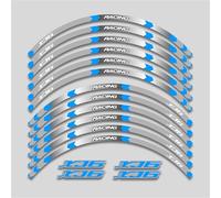 for Yamaha XJ6 Xj6 Motorcycle Accessories Sticker Rim Tire Waterproof Decorative Decals Wheel Hub Reflective Stripe Set