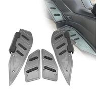 For Yamaha XMAX250 XMAX300 XMAX400 2017 2018 2019 2020 CNC Motorcycle Footrest Plate With Anti-Slip Design Moto Accessories Foot Rests