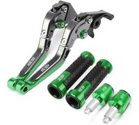 For YAMAHA XSR700 XTRIBUTE 2019-2021 Motorcycles Adjustable Brake Clutch Lever Handle Hand Grips Ends(Green1)