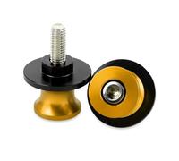 For Yamaha XT660 E X XVS950 Motorcycle 6MM Swingarm Slider Stand Screws Paddock Stand Bobbins(Gold)