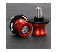 For Yamaha XT660 X R XT660R XT660X 2004-2023 Motorcycle M6 Swingarm Slider Rear Stand Screws Paddock Stand Bobbins(Red)