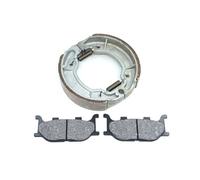 For Yamaha XV125 XV250 XVS125 For Virago For Dragstar V Star 125 250 XV XVS Front Brake Pads Rear Shoes Parts Set Kit