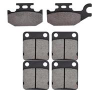 For YAMAHA YFM 400 450 FG Grizzly 4x4 2007-2008 YFM 450 FXSEW Wolverine Sport Special Edition 2007 Motorcycle Front Rear Brake Pads Organic Disc