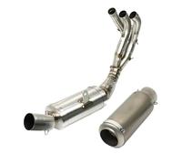 For Yamaha YZF MT09 MT 09 Stainless Motorcycle Exhaust Full Systems Racing Modified Motorcross Front Pipe Slip On 2020 2021 2022