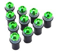 For YAMAHA YZF R15 R25 R125 R1 600R R1M R1S YZF600R LS Bodywork Screws Fairing Wind Screen Screw Bolt Kit Windshield Nut Fairing Bolt Kit(Green)