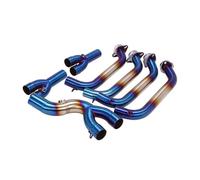 For Yamaha YZF R6 2017 2018 2019 2020 Full System Motorcycle Exhaust Escape Front Link Pipe Connect Muffler(B)