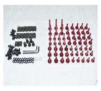 For YAMAHA YZF600R 2005 2006 2007 Bodywork Screws Motorcycle Complete Fairing Bolts Kit fairing fasteners clips(Red)
