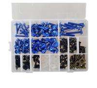 For YAMAHA YZFR25 2019 Bodywork Screws Motorcycle Accessories Fairing Body Bolts Kit Clip fairing fasteners clips(Blue)