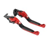 For Yamaha YZFR7 2021-2024 Motorcycle CNC Adjustable Folding Extendable Brake Clutch Levers Handle Lever(Red 1)