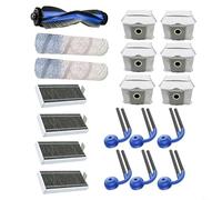 For YEEDI S16 PLUS Compatible Parts Kit Including Main Brush Roller Dust Bags Filters And Side Brushes For Efficient Vacuum And Mop Function(21pcs)