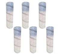 For Yeedi S16 Plus Roller Mop Replacement Deep Clean Microfiber Floor Roller for Hardwood Tile Laminate Marble Ultra Absorbent Streak for Pet and Family Use(6pcs)