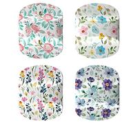 For YETI Magnetic Slider Replacement, For YETI Lid Magnetic Slider Replacement, Floral Watercolor Pattern, 4 Pack