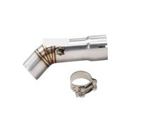 For YFZ FZ8 FZ8N FZ8S F Z8 S FZ8N -FZ8 FZ800 2010-2015 Motorcycle Exhaust Escape Middle Link Pipe Modified 51mm