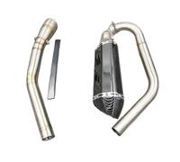 For YFZ R15 MT-15 MT 125 2008-2016 2017 Motorcycle Full Set Exhaust Muffler Silencer Middle Link Pipe Tube Modified(TYPE-D)