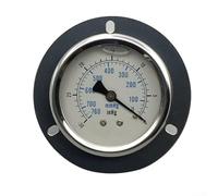 For YN60ZT Axial Edge Seismic Gauge for Accurate Pressure Readings, Resistant Copper and Stainless Steel Design (0-350KG)