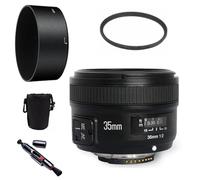 For YONGNUO YN35mm F2.0 Wide-angle AF/MF Fixed Focus Lens, For Nikon F Mount D7100 D3200 D3300 D3100 D5100 D90 DSLR Cameras 35mm F2N